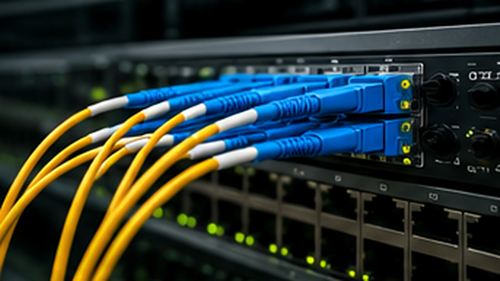 Commercial Fiber Optic Installation in a commercial network environment