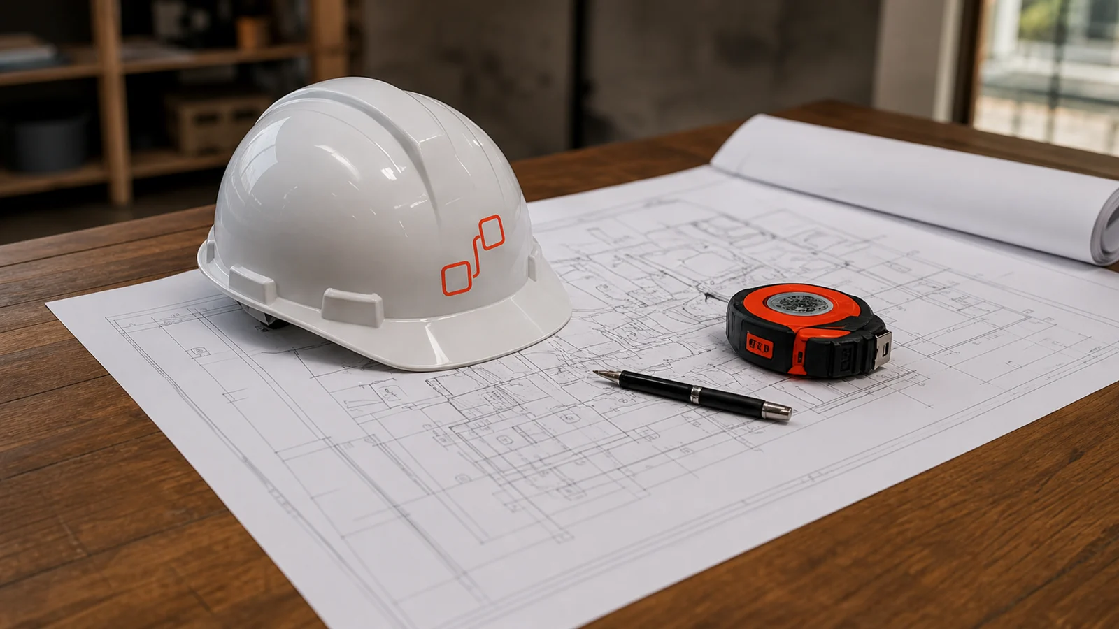 Commercial infrastructure planning with drawings and field survey tools