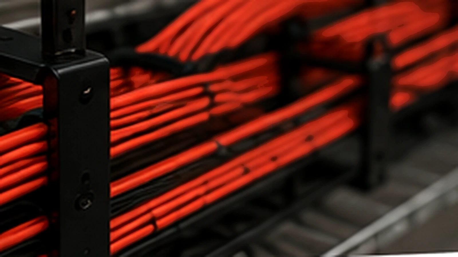 Organized commercial structured cable management
